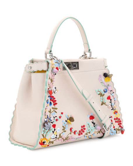 fendi peekaboo monster review|Fendi peekaboo floral embroidered.